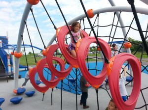 Tanya at the Airport park