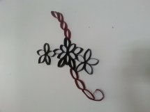 Toilet paper roll wall art